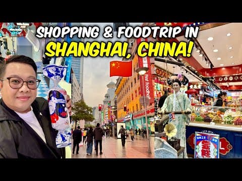 This is the Best Shopping Street in Shanghai!🇨🇳 - East Nanjing Road! | JM Banquicio