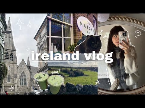 ireland vlog ꩜⋆˚🍀 dublin, rural areas, cafes & shopping, cozy thatch living, no talking