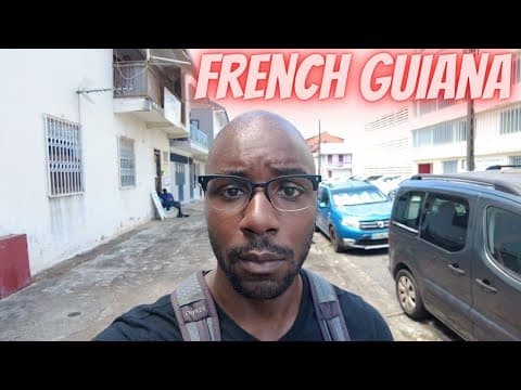 The Streets of Cayenne French Guiana were a Surprise