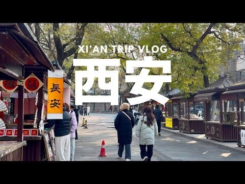 一个人的西安旅行｜碳水之都，馍都西安｜品尝西安美食，西安早市，肉夹馍，油泼面，回民街｜打卡西安必去景点兵马俑，长恨歌，西安城墙，大唐不夜城，大雁塔，广仁寺｜古都长安｜中国旅行