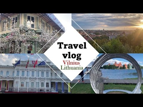 Discover Vilnius & Trakai, Lithuania 🇱🇹 | Travel Vlog 2025
