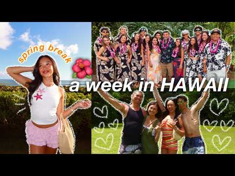 a week in HAWAII °❀ ࿔ spring break vlog!