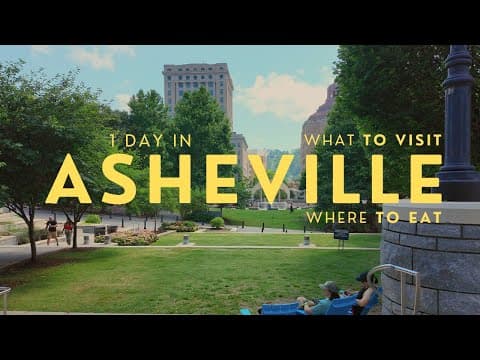 Asheville, NC Vlog | Exploring Downtown, Vegan Eats, Local Shops & Blue Ridge Views