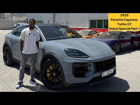 I flew to Dubai to drive the 2025 Porsche Cayenne Turbo GT | Prices | Hotel & Flight Costs | Part 1