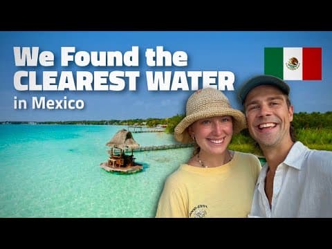 FIRST TIME in Bacalar Mexico 🇲🇽 (New Favourite spot in Mexico?)