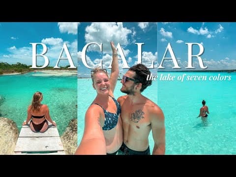 Bacalar Mexico | 2-Day Backpacker Itinerary - Lagoon Tour, Los Rapidos, Sunset Party!