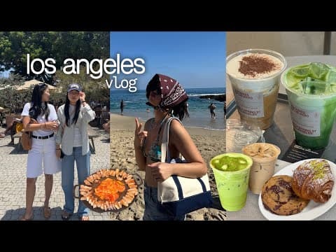 los angeles vlog | LA and OC eats, matcha!!!, korean food, laguna beach