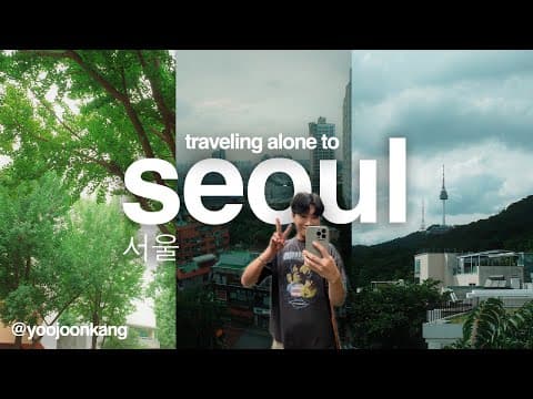korea travel vlog 🇰🇷 traveling alone to seoul