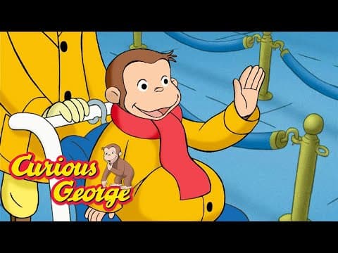 George Explores the Airport!  🐵 Curious George 🐵 Kids Cartoon 🐵 Kids Movies