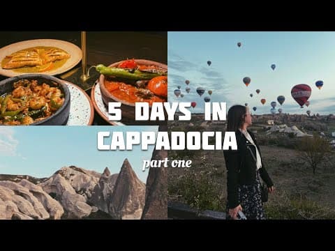 🇹🇷 CAPPADOCIA TRAVEL VLOG (part 1): bucketlist sunrise, turkish food & atv tour