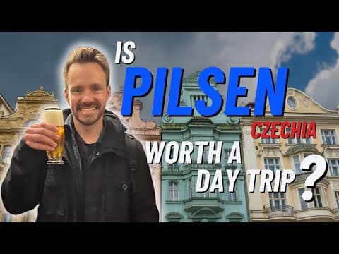 Should You Visit Pilsen on a Day Trip from Prague? | Pilsen Travel Vlog