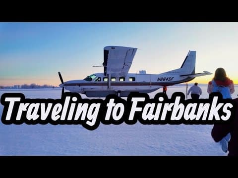 Fairbanks Alaska Travel Vlog #alaska #viralvideo #adventure 