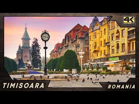 Timisoara ● Romania 🇷🇴 【4K】 Aerial Travel Video