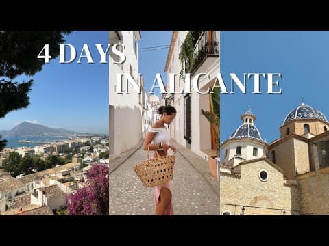 spending 4 days in alicante vlog : food, ootd, city tour, altea, villajoyosa I itisnirina