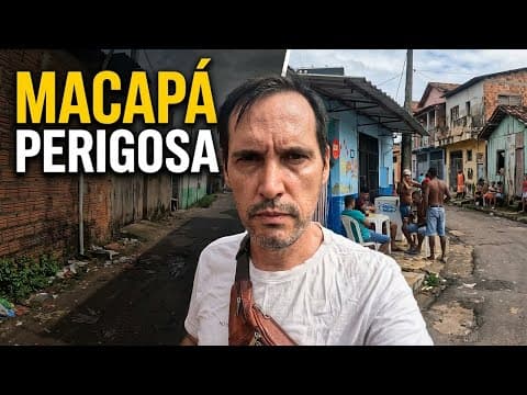 O QUE NINGUÉM MOSTRA DE MACAPÁ - BAIRRO PERIGOSO SOZINHO 🇧🇷