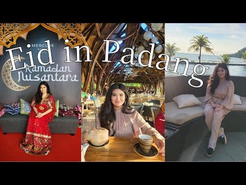 eid in padang 🌴| travel vlog | sunset di pantai air manis 🌅 | mudik idul fitri ke sumatera barat