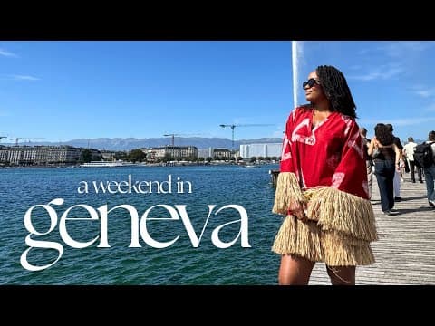 A Weekend in Geneva🇨🇭 | My First Time in Switzerland! Travel Vlog