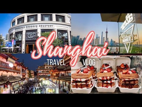 [Travel vlog] ✈️ Shanghai Food Tour 🥢 : Must Visit Places & Local Delicacies 🥟 #shanghaivlog
