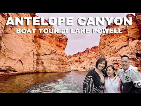 Antelope Canyon by Boat | Lake Powell Scenic Tour & Navajo Sandstone Views