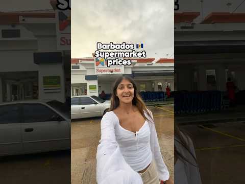 Supermarket prices in Barbados! #travel
