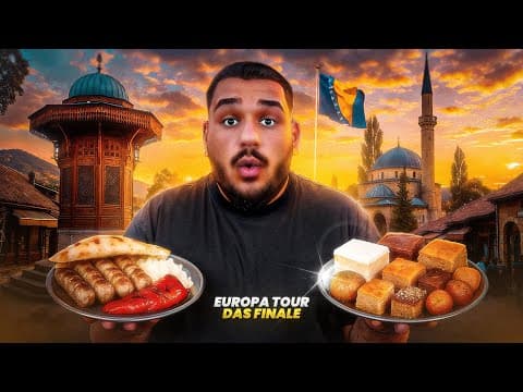 FOODTOUR DURCH SARAJEVO 🇧🇦 (Das LECKERSTE ESSEN meines LEBENS?!) 😍 | EuropaTour 1.0 - Bosnien