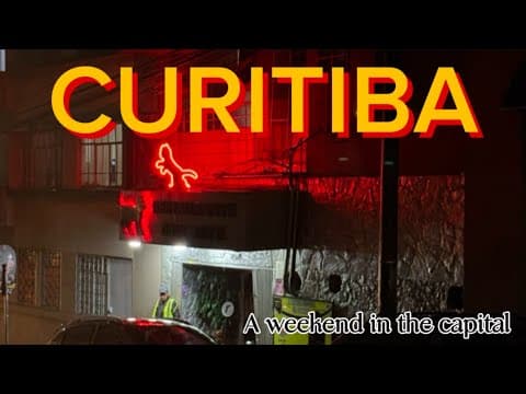 02 - Daily Vlog , the underground Curitiba and Bodebrown tour