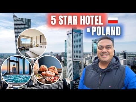 5-Star Luxury Hotel in Poland 🇵🇱 | Inside InterContinental Warsaw | Tech Travel Eat UK to Poland