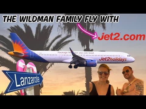 Our Jet2 Flight to Lanzarote!!!|Family Travel Day Vlog..AND OF COURSE WE WON IT😀 ✈️