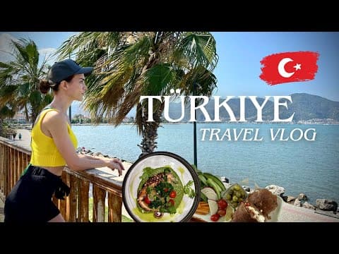FETHIYE travel vlog: exploring the old town, Calis beach, must-try food | Turkey Ep. 1 🇹🇷