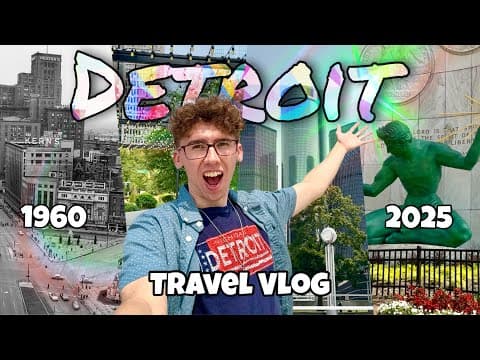 I Went To Detroit - City On the Rise (2025 Travel Vlog)