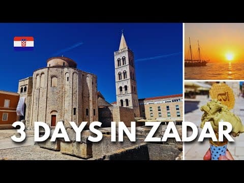 How to spend 3 days in Zadar, Croatia 🇭🇷 Travel Vlog 2024 - Best Swimming Spots