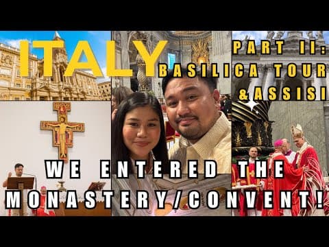 A Sacred Journey: Pallium Ceremony at St. Peter’s + Assisi Day Trip | Rome Pilgrimage Vlog 🇮🇹