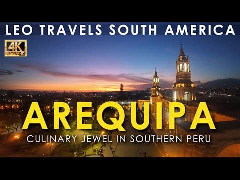 Arequipa, Peru 🇵🇪 - Trying INCREDIBLE Peruvian Food in the "White City" | Peru Travel