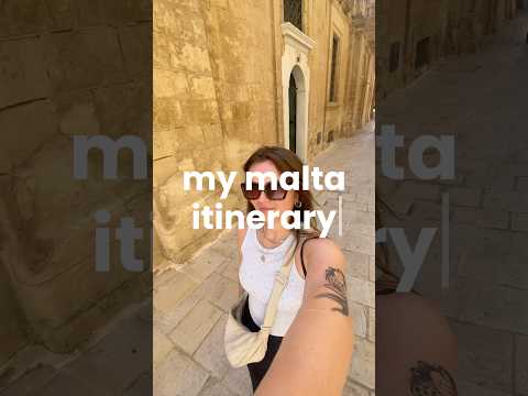 my 3 day itinerary for malta | #europetravel #maltatravel #travelvlog
