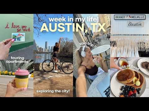 a few days in austin ,texas! (solo trip, exploring the city + touring apartments!!)