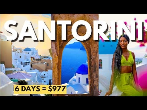 Ultimate Things to Do in SANTORINI on a Budget