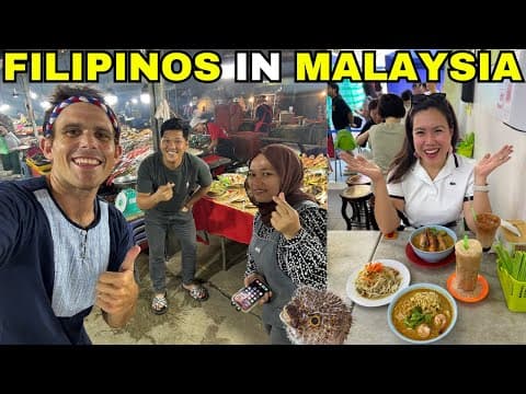 FILIPINOS IN MALAYSIA - First Experience In Sabah (Seafood Overload)