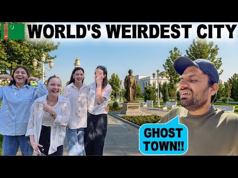 World’s Weirdest Capital: Inside Ashgabat, Turkmenistan 🇹🇲 ( Shocking Reaction 😳 )