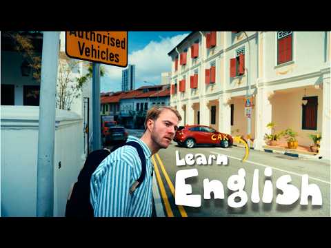 Learn English while I explore Singapore | B1-B2 level