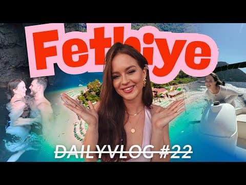 Der schönste Ort der Türkei? 🇹🇷 Fethiye Vlog 🌴🌊 Iman's 🇩🇪 türkisch wird immer besser! #fethiye