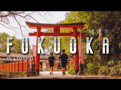 Fukuoka in 4 Days: Full Itinerary, day trips, temples, what to do, eat & see (Japan Travel Vlog)