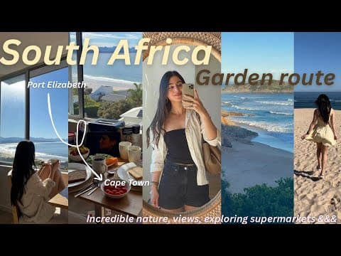 we travelled through SOUTH AFRICA 🇿🇦🐘 *Garden Route* VLOG | Port Elizabeth, Plettenberg Bay & more