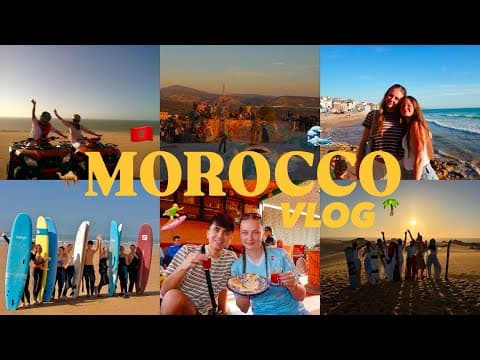 Exploring Agadir Vlog | Morocco🇲🇦🏄♀️🌴