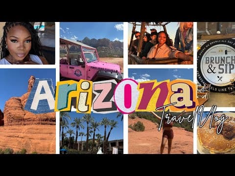 SOLO TRIP TO PHOENIX ARIZONA! Hot Air Balloon Ride, Pink Jeep Tour + more!