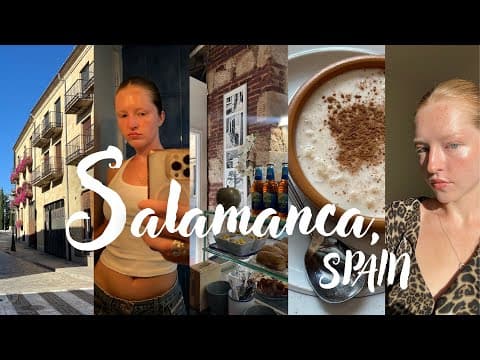 A FEW DAYS IN SALAMANCA, SPAIN: exploring the city, trying new foods, & going out to a club!