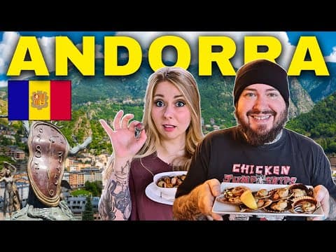 Our FIRST IMPRESSIONS of ANDORRA 🇦🇩 - BEST FOOD in Andorra la Vella!