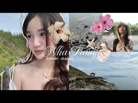 NHA TRANG VLOG🫧: mùa hạ, lặn biển, vinwonder, ootd, late-night walk etc.