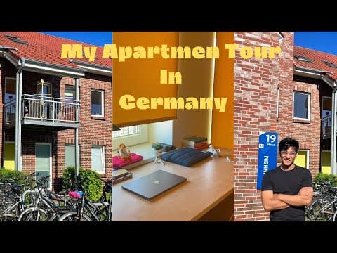 My Apartment In Germany | Kritik Kapoor Vlogs