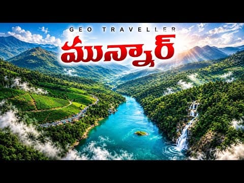 Kerala Part-1 Munnar Full Tour 🏔️ | Why Munnar is Kerala’s No.1 Hill Station | #geotraveller