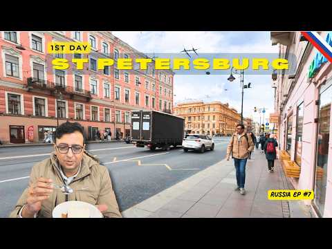 My First Full Day in St. Petersburg 🇷🇺 | Food, Streets & Royal Cafés